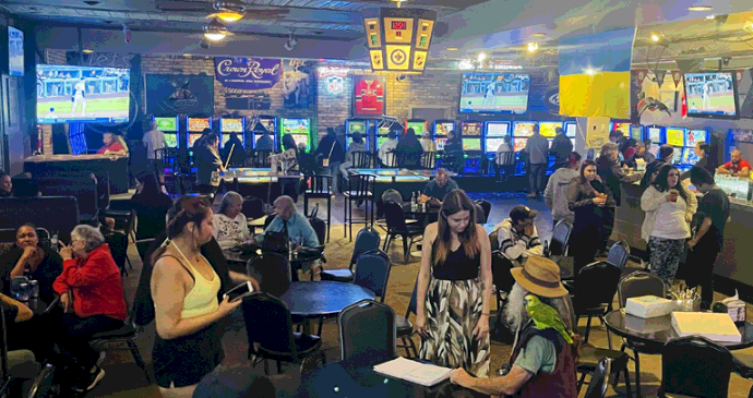 Widescreen TVs Sports Bar